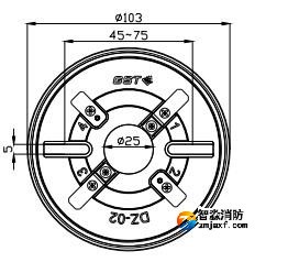海灣JTY-GD-G3點(diǎn)型光電感煙火災(zāi)探測器（煙感）